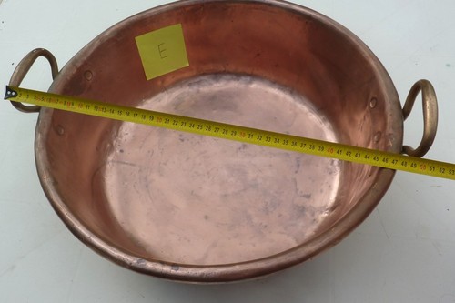 Bassine cuivre confiture - bassine, en