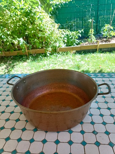 Ancienne bassine confiture - ancienne,