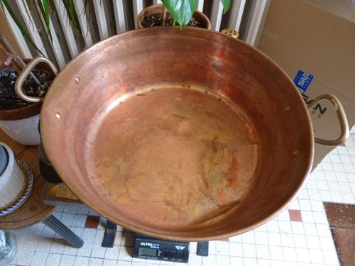 Bassine confiture cuivre - bassine, en
